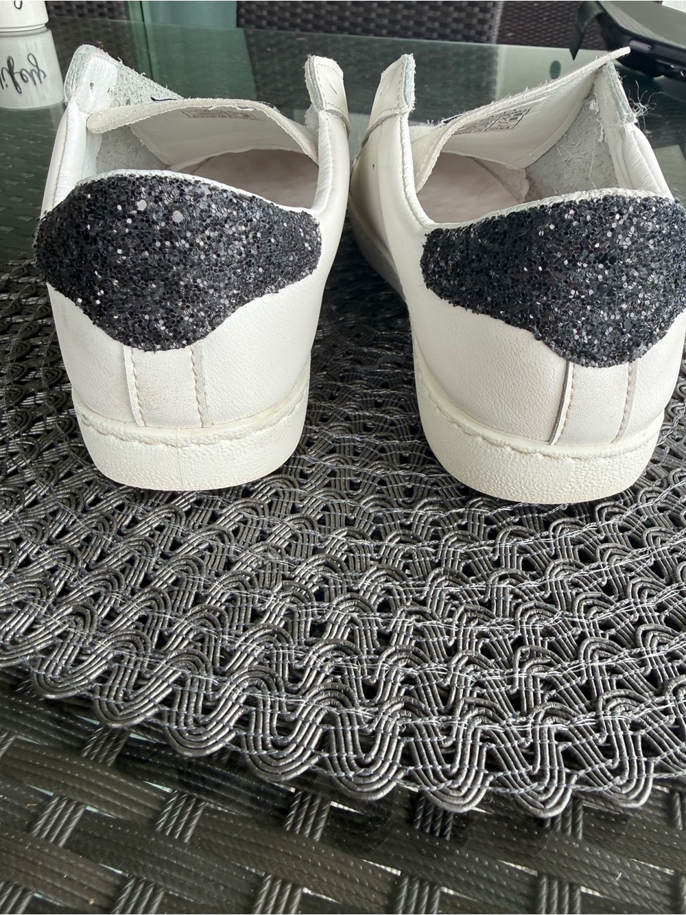 Vintage Havana Women's White Grey Cheetah SZ 8.5 - Picture 4 of 10